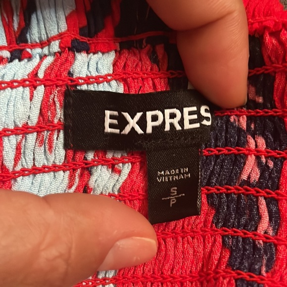 Red floral dress from Express - Picture 4 of 4